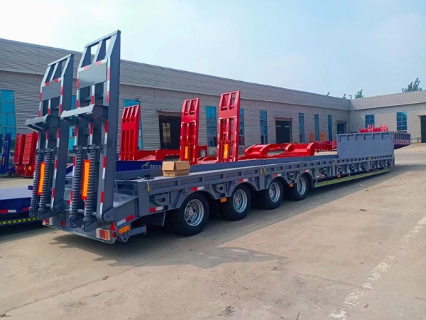 Export Special Oversized Multi-Axle Heavy-Duty Low Bed Semi-Trailers