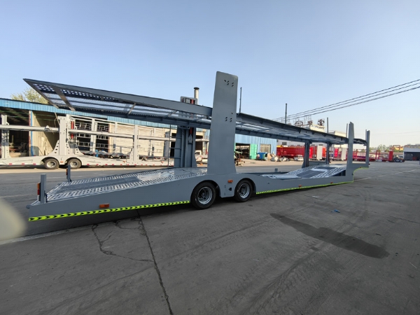 Central Asian Five Countries European-Style Car Carrier Cage Trailers